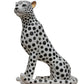 Modrest Snow Leopard - White & Black Sculpture | Modishstore | Sculptures