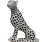 Modrest Snow Leopard - White & Black Sculpture-2