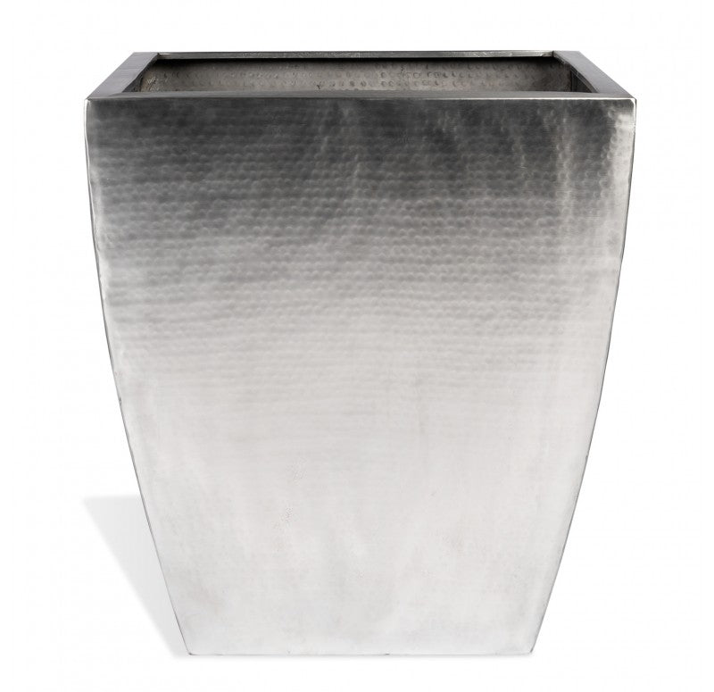 Stainless Steel: Flared Planter, 19.75"H by Gold Leaf Design Group | Outdoor Planters, Troughs & Cachepots | Modishstore - 6