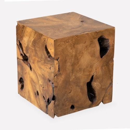 Burl Organic Teakwood Side Table by Jeffan | Side Tables | Modishstore - 5