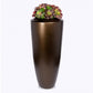 Succulent Mix Burgundy in Barrel Planter, SM by Gold Leaf Design Group | Botanicals | Modishstore