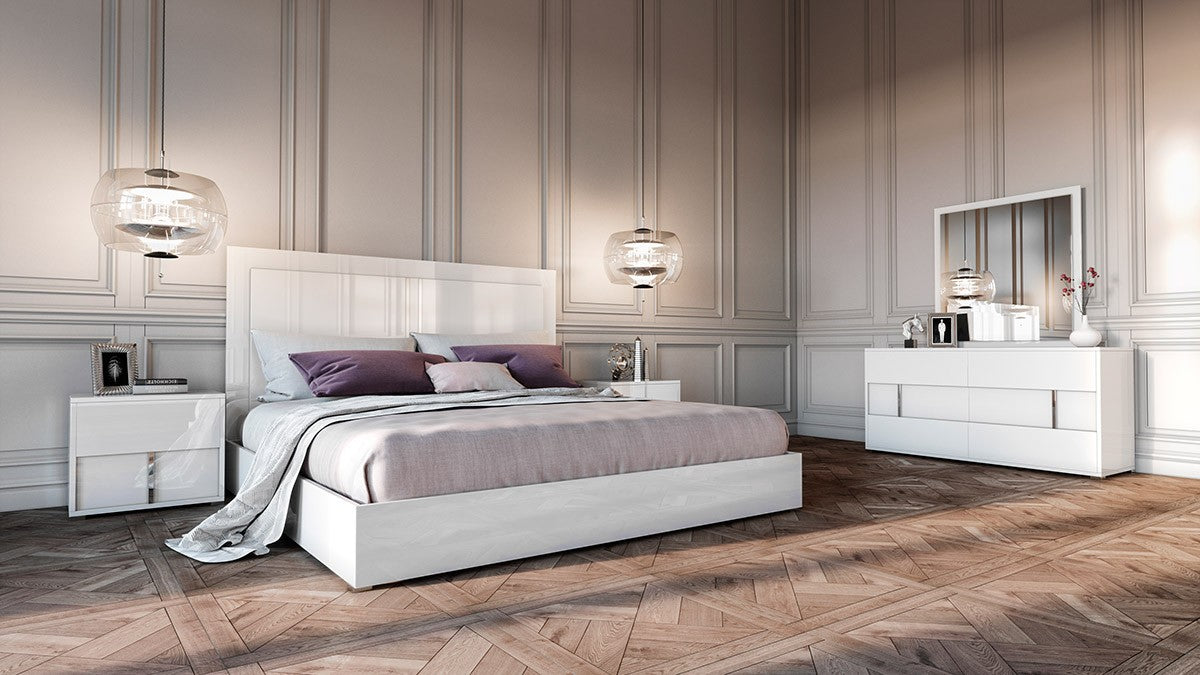 Vig Furniture Modrest Nicla Italian Modern White Nightstand | Modishstore | Nightstands-2