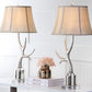 Safavieh Adele Antler 16-Inch H Table Lamp Set Of 2 - Silver | Table Lamps | Modishstore