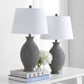Safavieh Rosten Table Lamp Set Of 2 - Grey | Table Lamps | Modishstore - 2