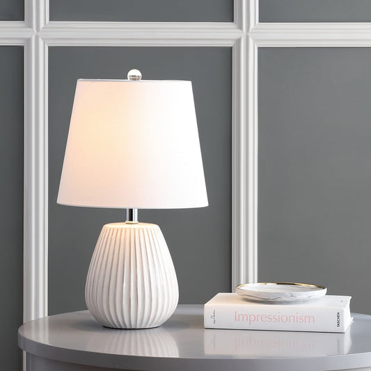 Safavieh Kole Table Lamp Set Of 2 - White | Table Lamps | Modishstore