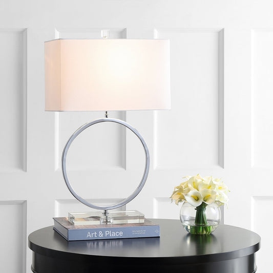 Safavieh Phoenix Table Lamp Set Of 2 - Chrome | Table Lamps | Modishstore