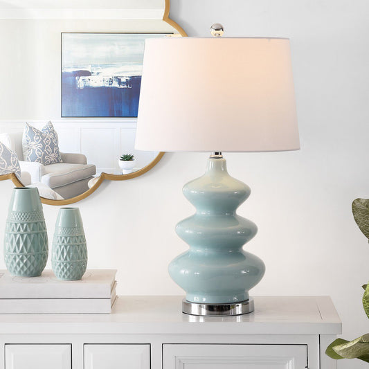 Safavieh Brielle Table Lamp - Blue | Table Lamps | Modishstore