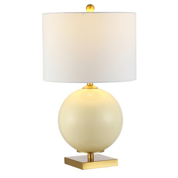Safavieh Anina Glass Table Lamp Set Of 2 - Cream | Table Lamps | Modishstore - 2