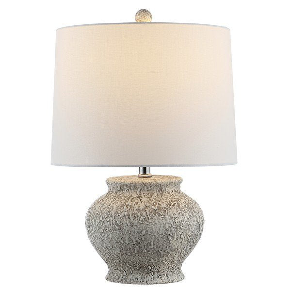 Safavieh Imran Resin Table Lamp - Light Grey | Table Lamps | Modishstore - 2