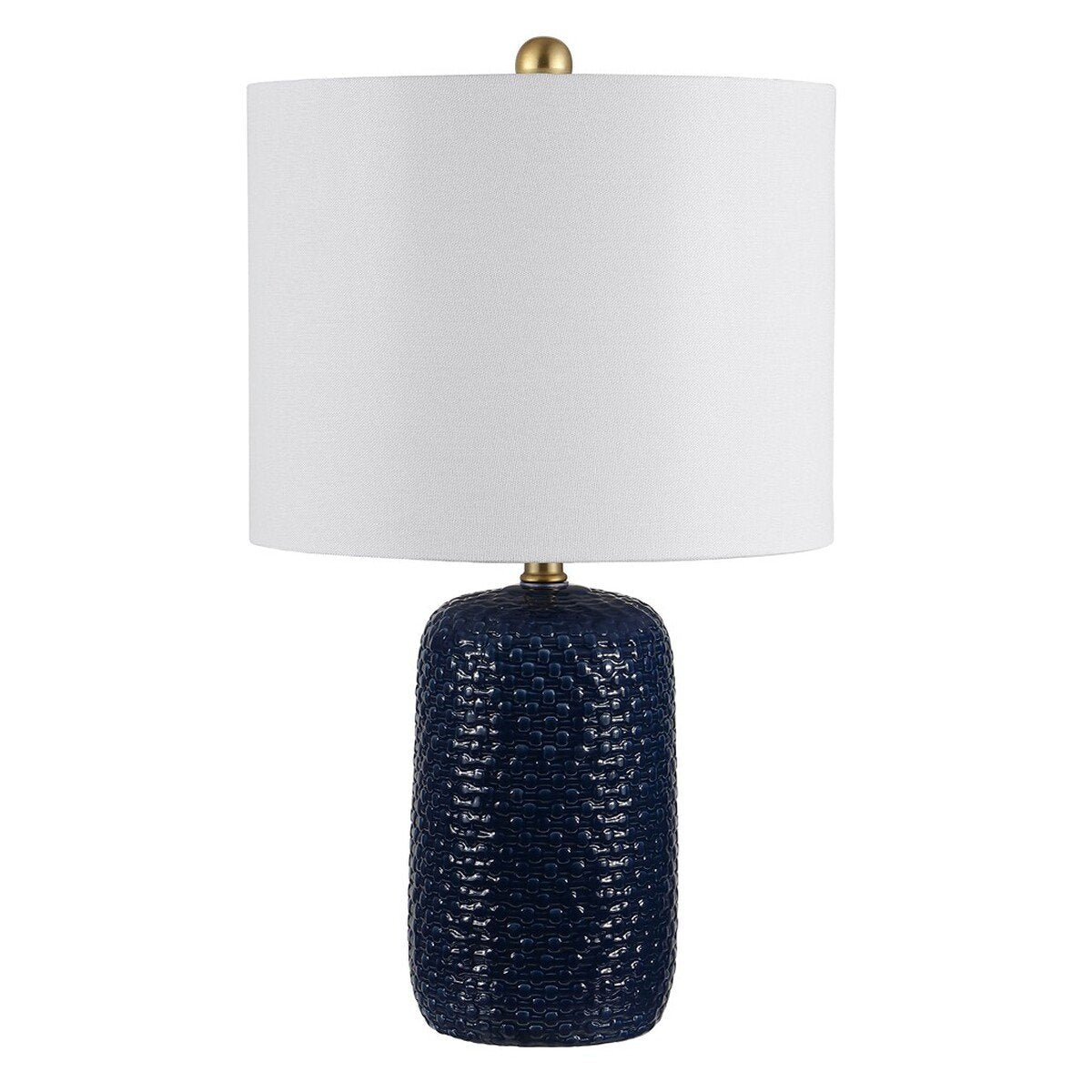 Safavieh Huxley Ceramic Table Lamp Set Of 2 - Navy Blue | Table Lamps | Modishstore - 3