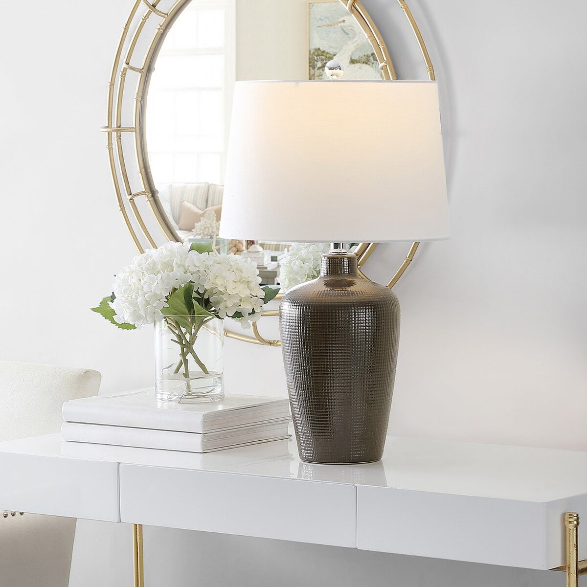 Safavieh Alria Table Lamp - Brown | Table Lamps | Modishstore - 3