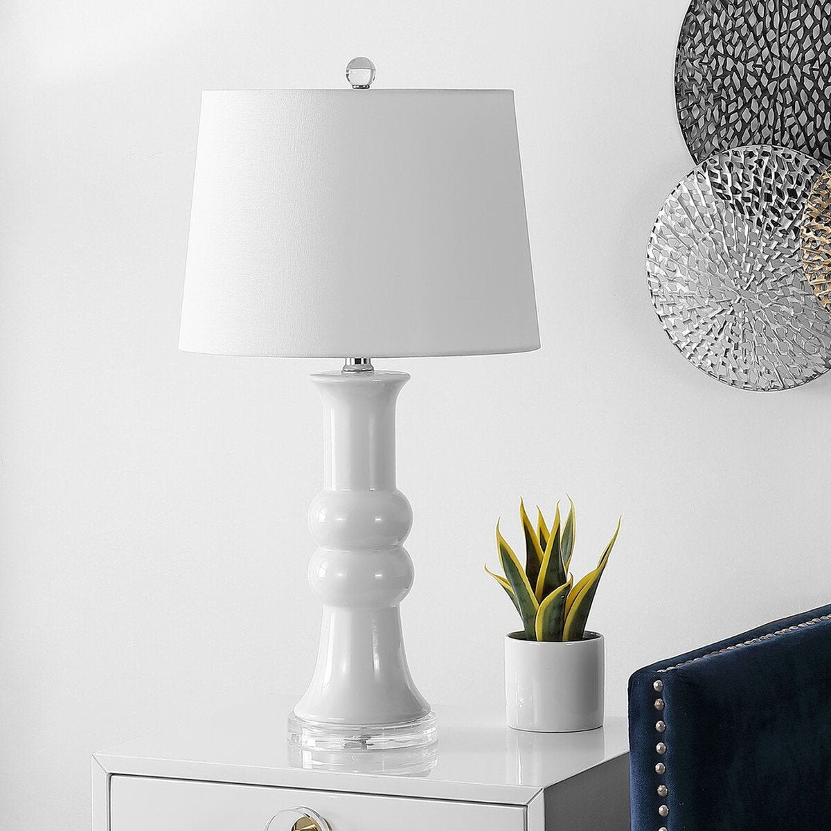 Safavieh Lamber Table Lamp Set Of 2 - Ivory | Table Lamps | Modishstore - 3