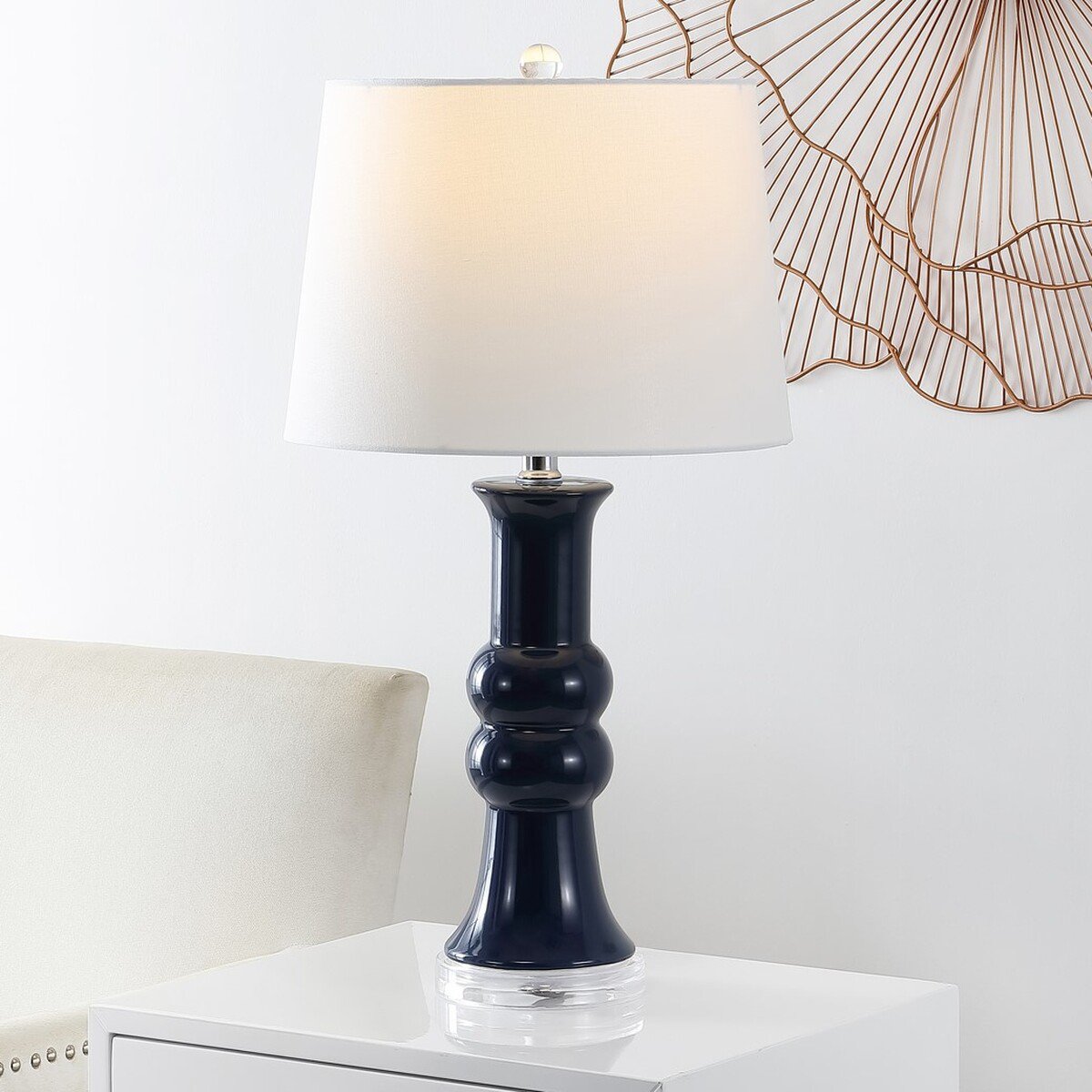 Safavieh Lamber Table Lamp Set Of 2 - Blue | Table Lamps | Modishstore - 3