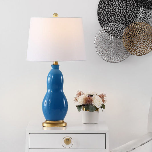 Safavieh Rogan Table Lamp Set Of 2 - Blue | Table Lamps | Modishstore