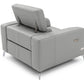 Coronelli Collezioni Turin - Italian White Leather Recliner Chair | Lounge Chairs | Modishstore - 4