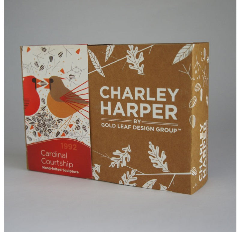 Felt Bird, Cardinal Courtship by Gold Leaf Design Group | Outdoor Decor | Modishstore - 5