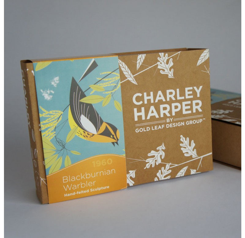 Felt Bird, Blackburnian Warbler by Gold Leaf Design Group | Animals & Pets | Modishstore - 5