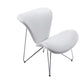 Vig Furniture Modrest Decatur Contemporary White Leatherette Accent Chair | Modishstore | Accent Chairs-2