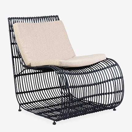 Marvel Occasional Chair with Iron Frame Wrapped by Jeffan | Outdoor Chairs | Modishstore - 15