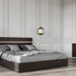 Vig Furniture Nova Domus Benzon Italian Modern Dark Rovere Nightstand | Modishstore | Nightstands-5