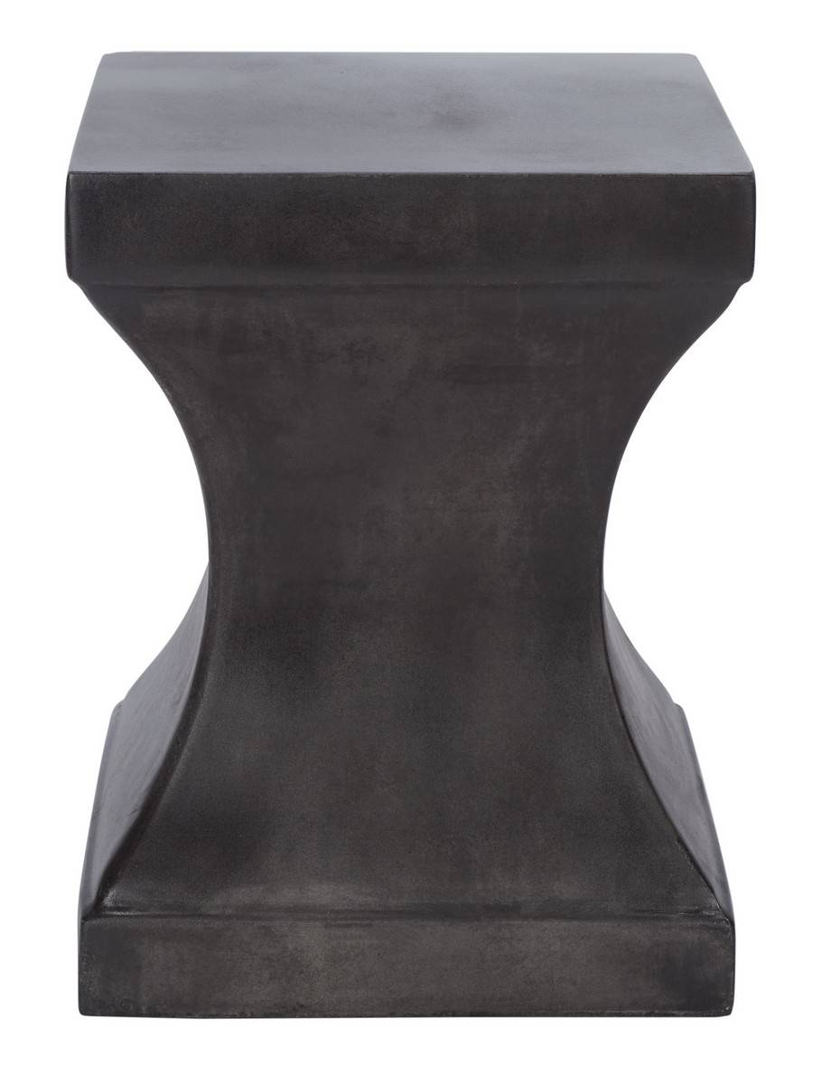 Safavieh Curby Indoor/Outdoor Modern Concrete 17.7 Inch H Accent Table | Outdoor Tables |  Modishstore  - 2