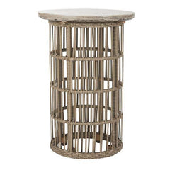 Safavieh Fane Indoor/Outdoor Modern Concrete 23.23-Inch H Side Table