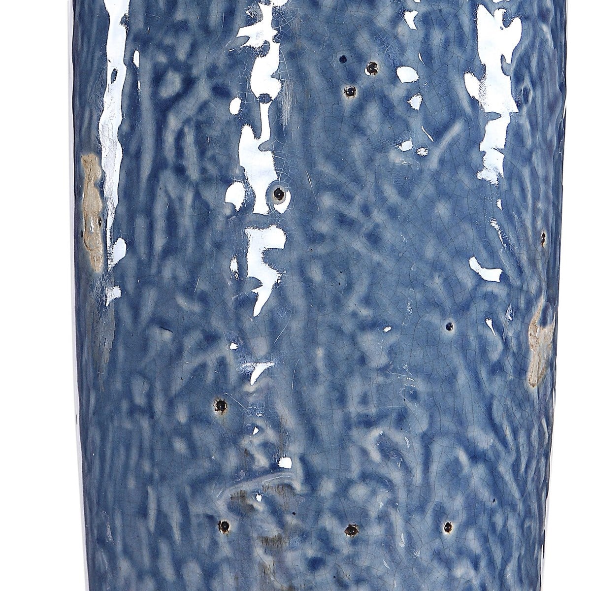 Blue/Heavy Dark Khaki Bronze Distressing Table Lamps by Modish Store | Table Lamps | Modishstore - 4
