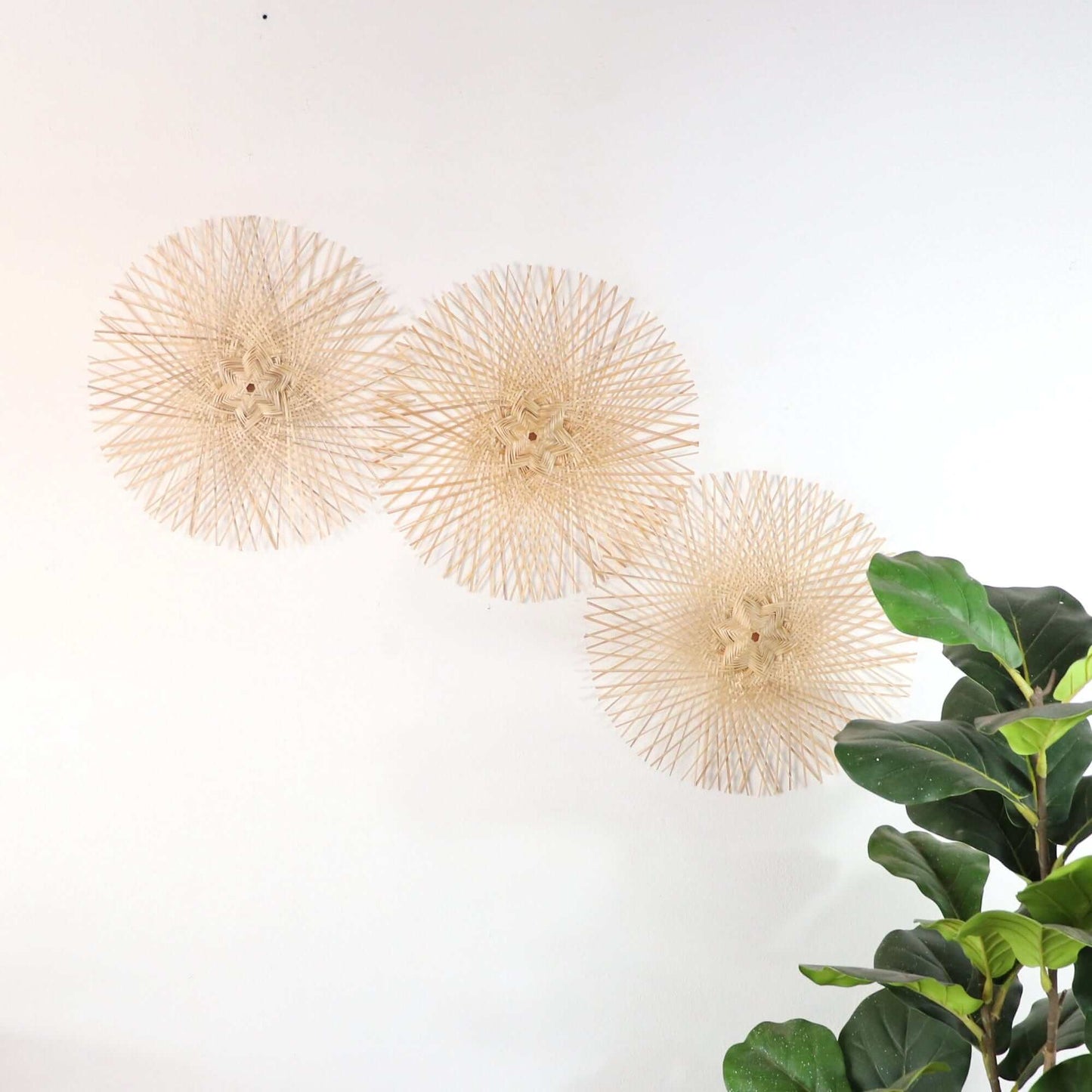 Kun Ya Korn - Set Of 3 Wall DeCor By Thaihome | Wall Decor | Modishstore - 6