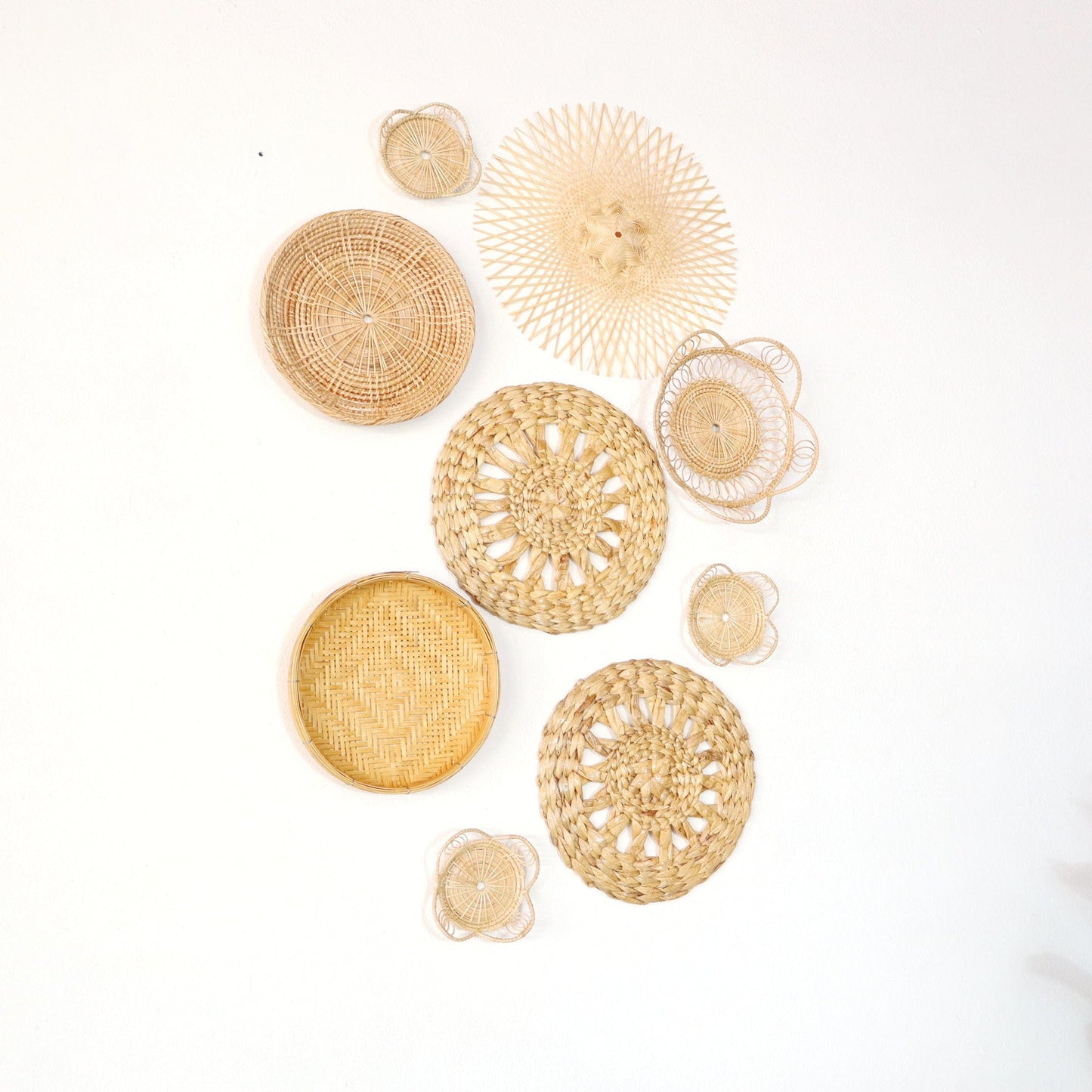 Lan La Rid - Wall Hanging DeCor Set Of 8 By Thaihome | Wall Decor | Modishstore - 8