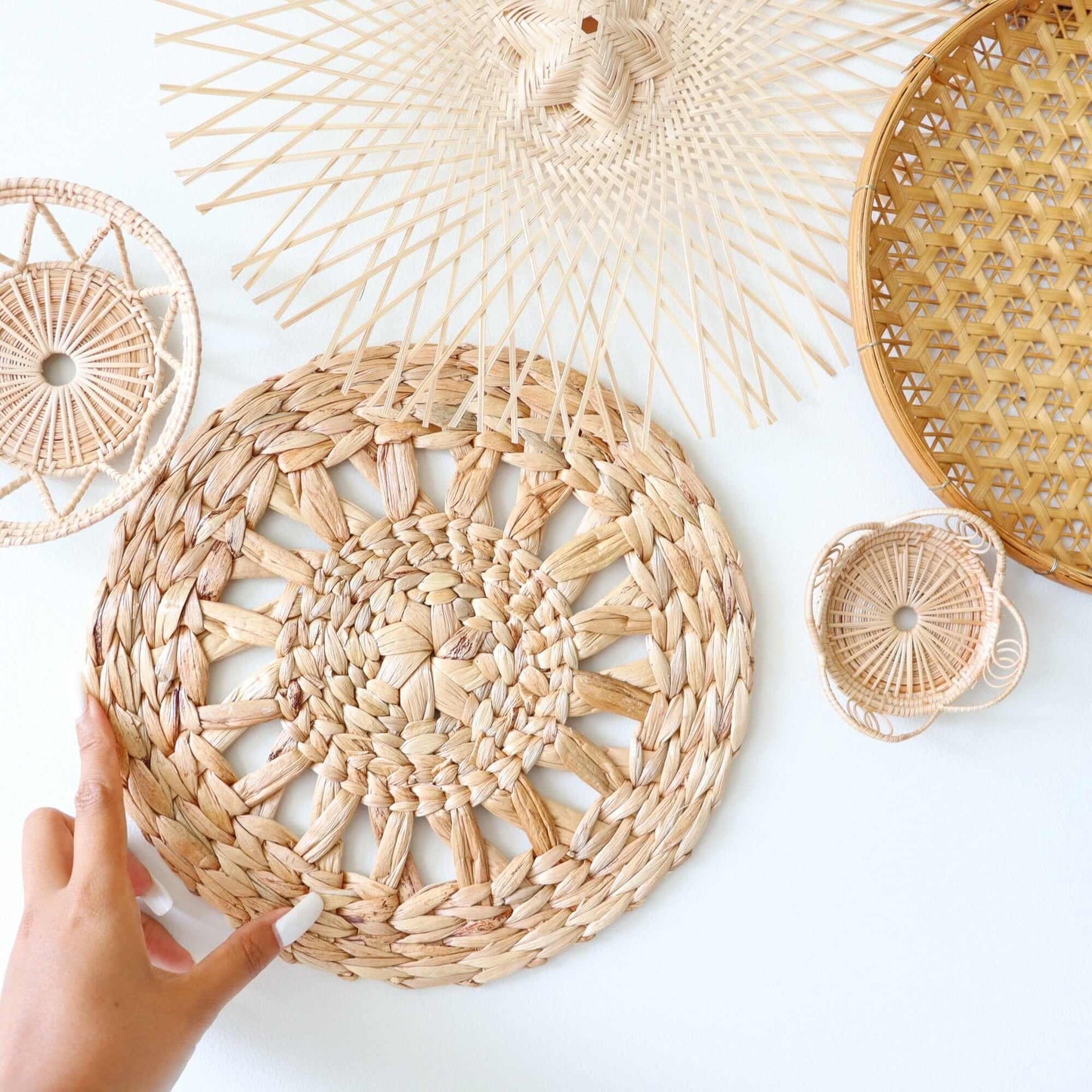 Non Ti Wat - Wall Hanging Art DeCor (Set Of 9) By Thaihome | Wall Decor | Modishstore - 5