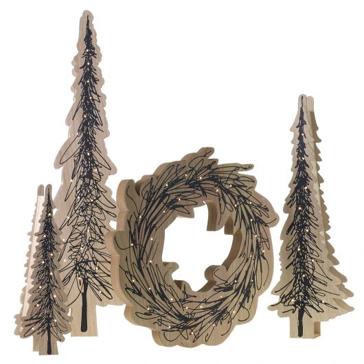 Winter Park Collection By Accent Decor- One wreath - 30 inch | Christmas Trees | Modishstore - 3