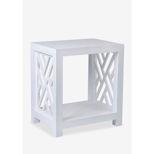 Chippendale Magowood Side Table with Shelf by Jeffan | Side Tables | Modishstore - 5