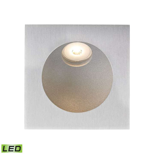 Zone LED Step Light in Aluminum with Opal White Glass Diffuser | Lightbulbs | Modishstore