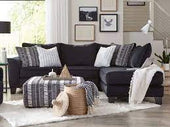 Black Color Sofas, Sectional And Sofa Sets