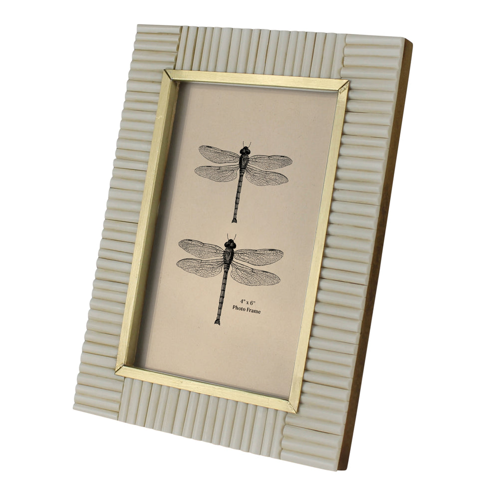Picture Frame, Resin & Brass - 4x6 Set Of 4 By HomArt | Frames | Modishstore - 3