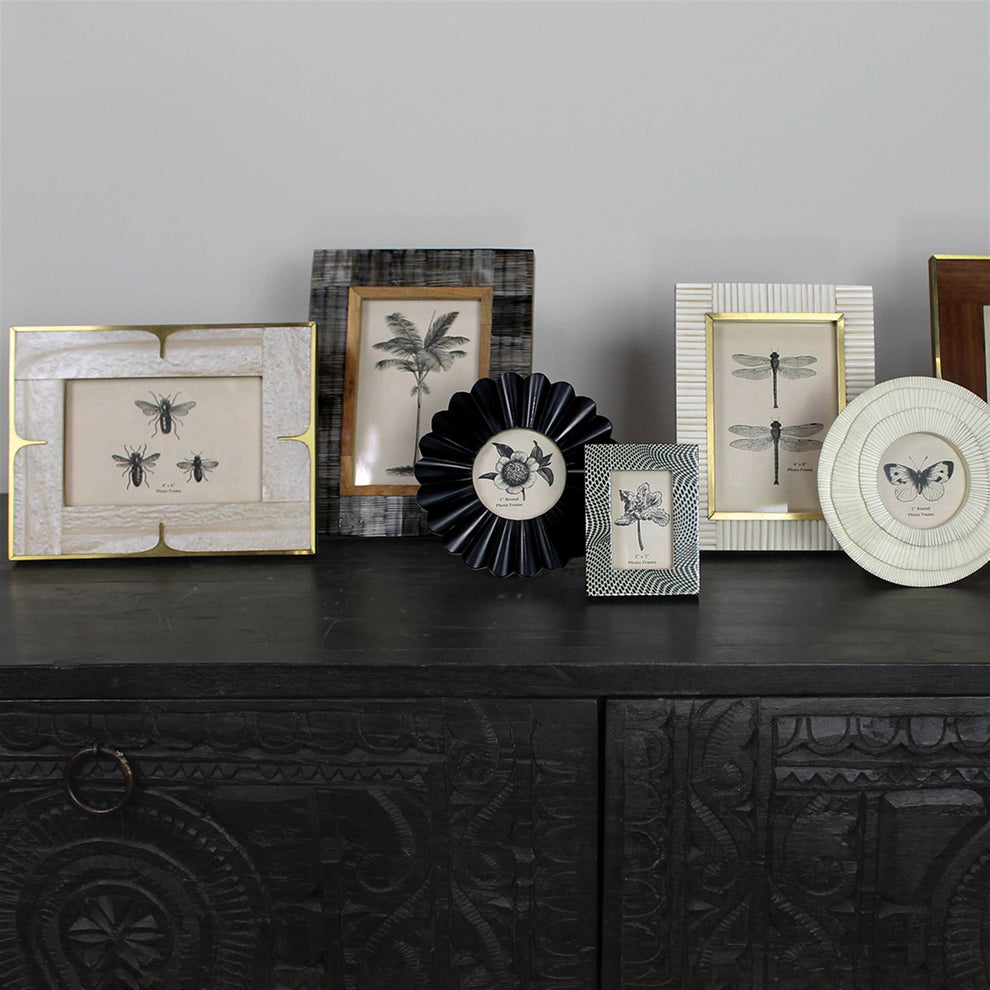 Picture Frame, Chiseled Horn - 4x6 Set Of 4 By HomArt | Frames | Modishstore - 2