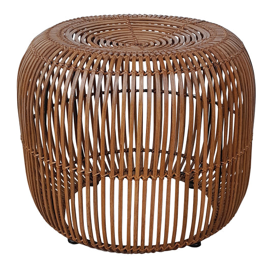 Estrada Stool, Iron & Rattan Set Of 4 By HomArt | Stools | Modishstore - 1