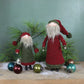 Wooly Santa, Felt - Large Set Of 4 By HomArt | Ornaments | Modishstore
