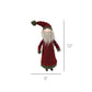 Wooly Santa, Felt - Large Set Of 4 By HomArt | Ornaments | Modishstore - 3