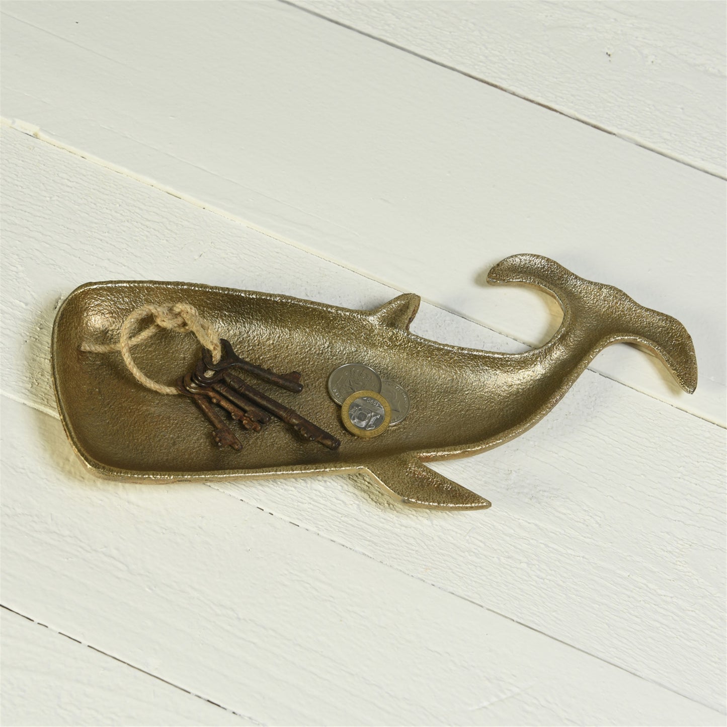 Whale Plate, Brass Set Of 4 By HomArt | Kitchen Accessories | Modishstore
