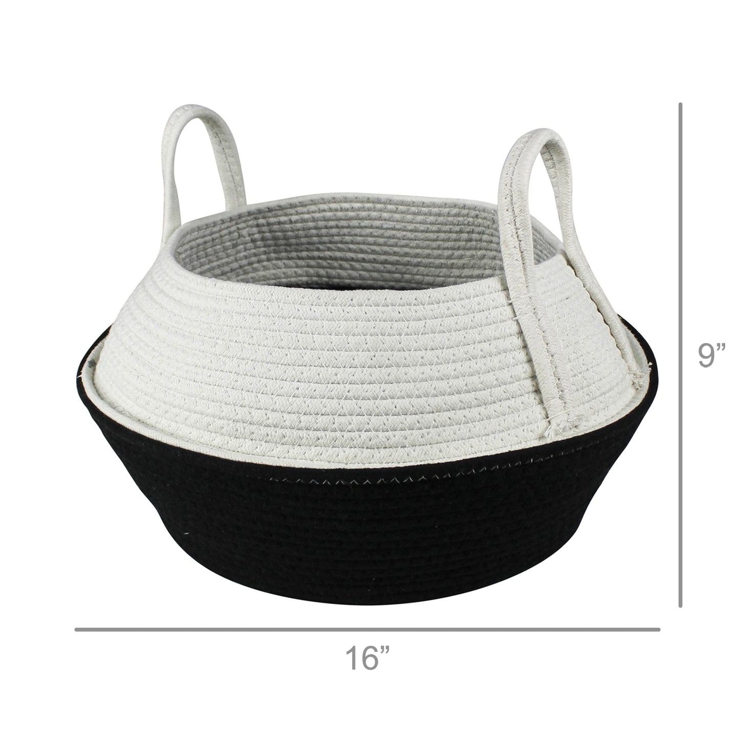 Gideon Collapsible Cotton Basket Set Of 4 By HomArt | Bins, Baskets & Buckets | Modishstore - 2