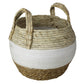 Gideon Grass and Cotton Baskets - Set/4 By HomArt | Bins, Baskets & Buckets | Modishstore - 3