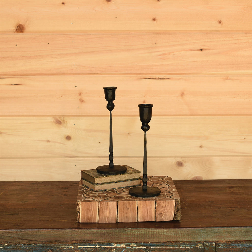 Palermo Taper Candle Holder, Iron - Black Set Of 4 By HomArt | Candle Holders | Modishstore - 4