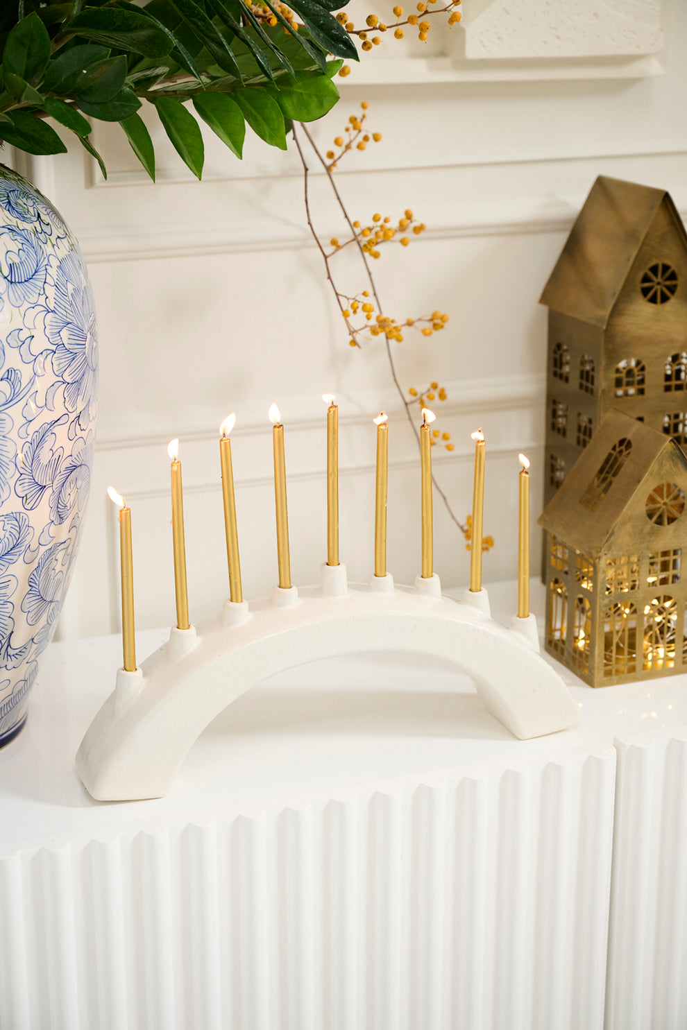 Arch Menorah Set of 2 By Accent Decor | Planters, Troughs & Cachepots | Modishstore - 6