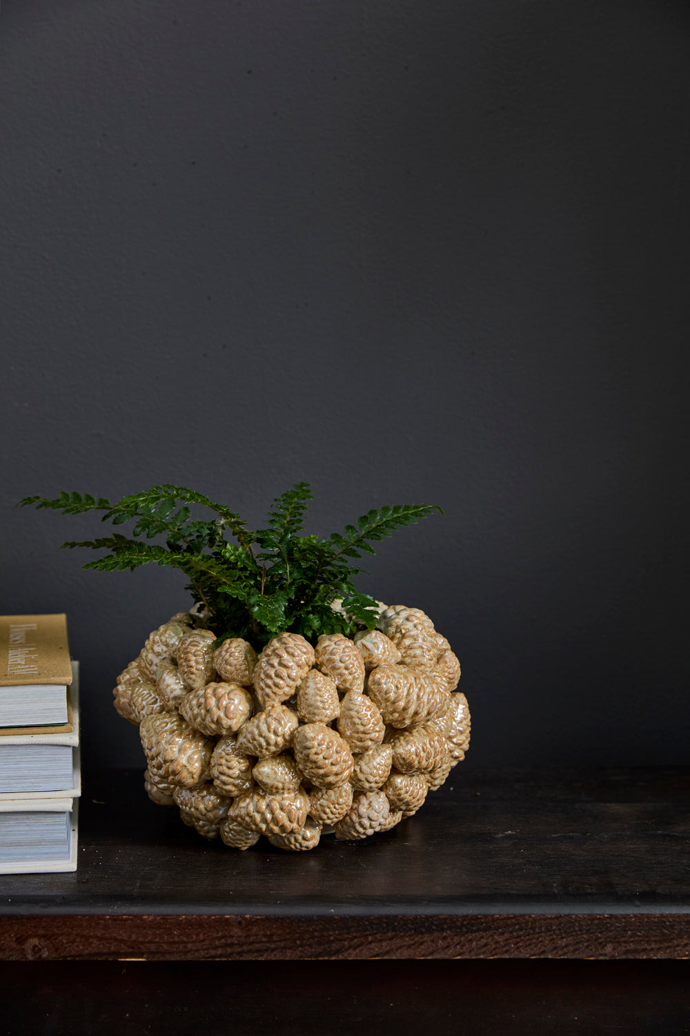 Pine Gold Pot By Accent Decor | Planters, Troughs & Cachepots | Modishstore - 8