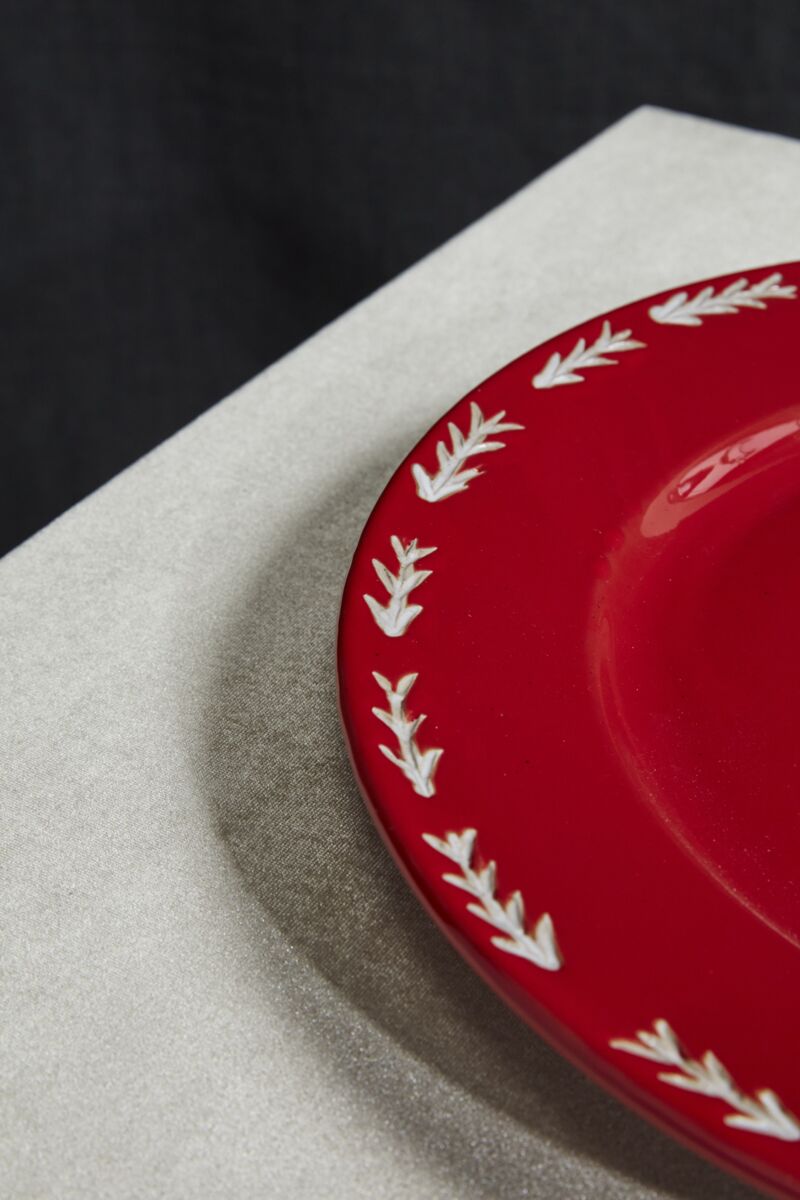 Yuletide Cheer Platter 14" By Accent Decor | Decorative Trays & Dishes | Modishstore - 3