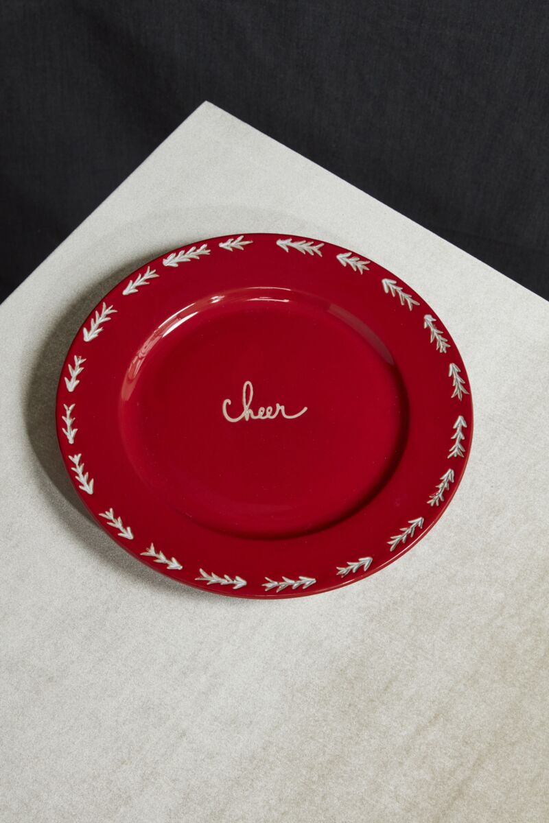 Yuletide Cheer Platter 14" By Accent Decor | Decorative Trays & Dishes | Modishstore - 2