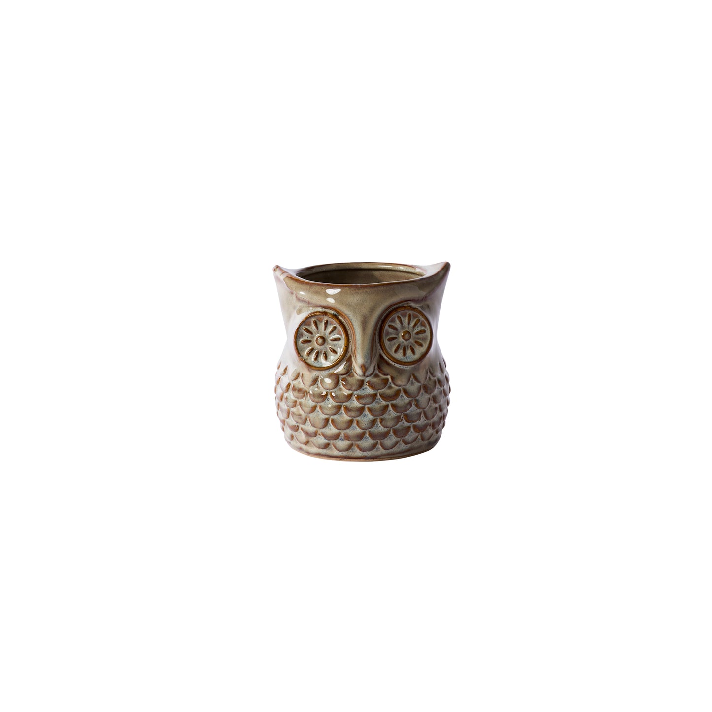 Great Grey Owl Pot Set of 4 By Accent Decor | Planters, Troughs & Cachepots | Modishstore - 2