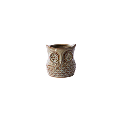 Great Grey Owl Pot Set of 4 By Accent Decor | Planters, Troughs & Cachepots | Modishstore - 2