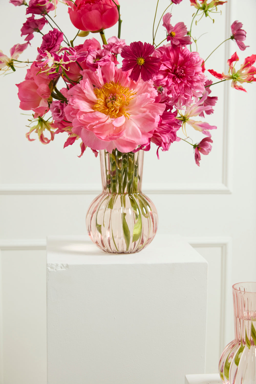 Peony Vase Set of 4 By Accent Decor | Vases | Modishstore - 9
